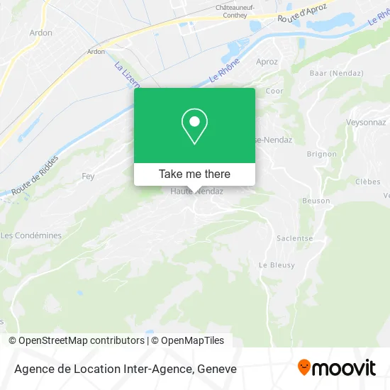 Agence de Location Inter-Agence map