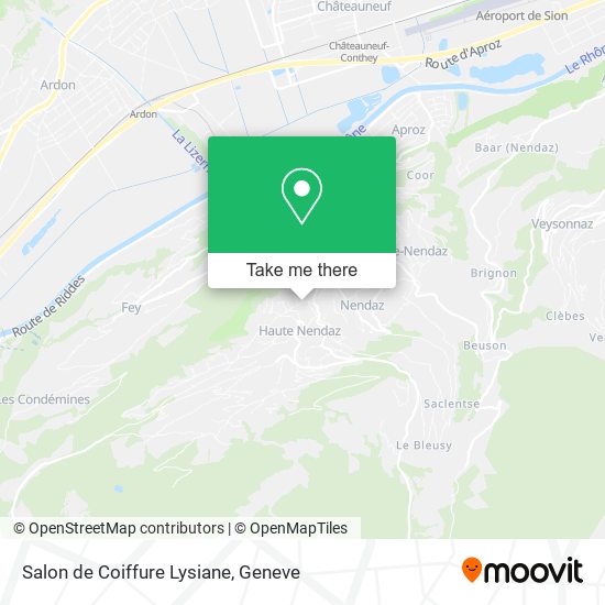 Salon de Coiffure Lysiane map