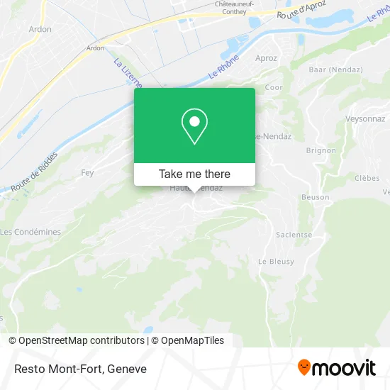 Resto Mont-Fort map