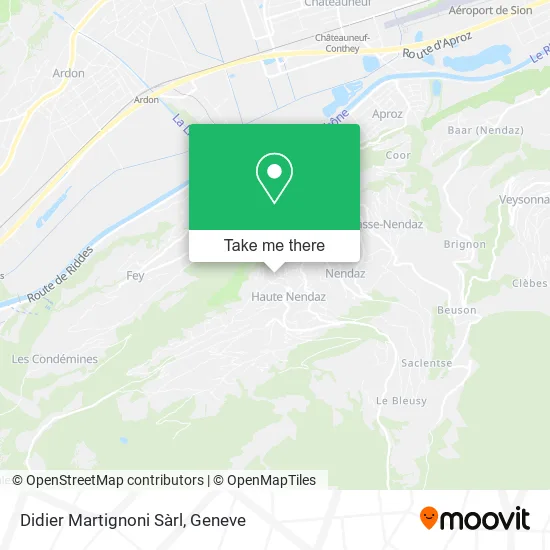 Didier Martignoni Sàrl map
