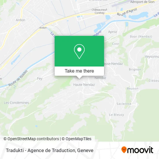 Tradukti - Agence de Traduction map