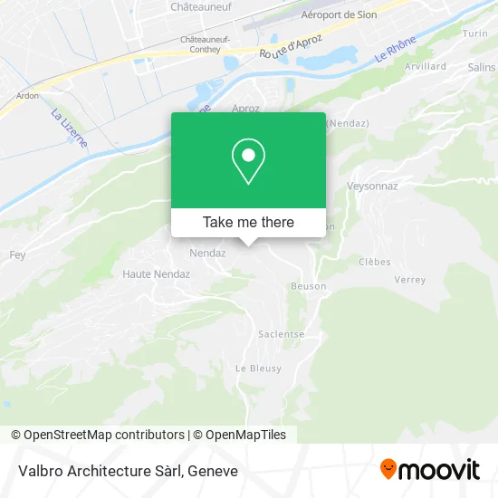 Valbro Architecture Sàrl map