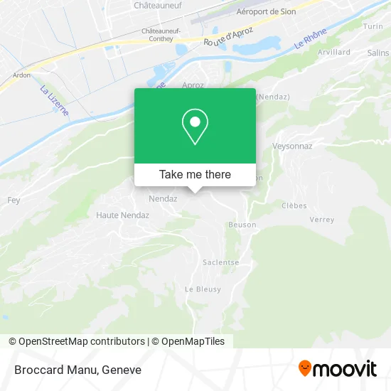 Broccard Manu map