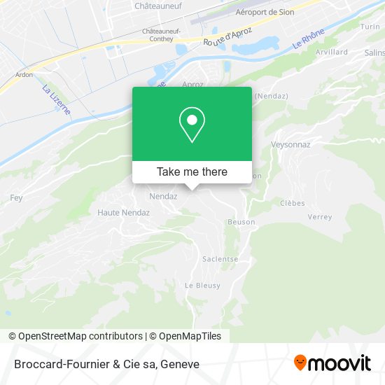 Broccard-Fournier & Cie sa map
