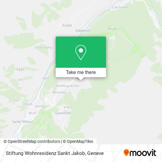 Stiftung Wohnresidenz Sankt Jakob map