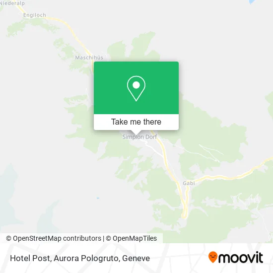 Hotel Post, Aurora Pologruto map