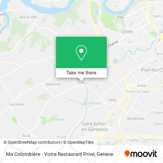 Ma Colombière - Votre Restaurant Privé map