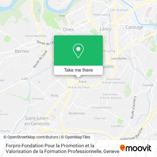 Forpro-Fondation Pour la Promotion et la Valorisation de la Formation Professionnelle map