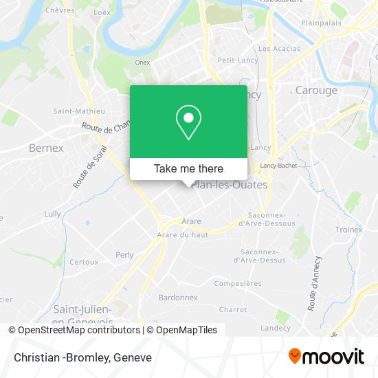 Christian -Bromley Karte