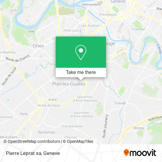Pierre Leprat sa map