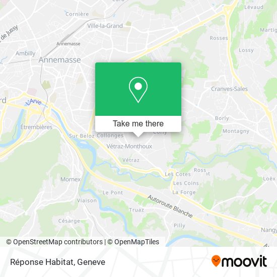 Réponse Habitat map
