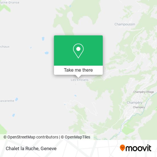 Chalet la Ruche map