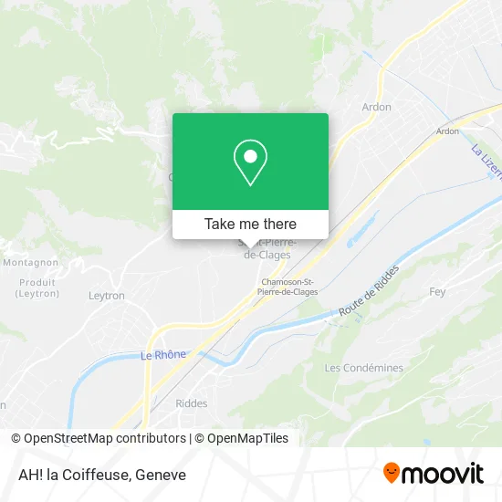 AH! la Coiffeuse map