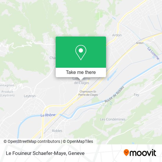 Le Fouineur Schaefer-Maye map
