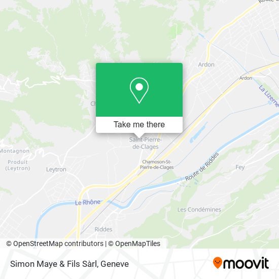 Simon Maye & Fils Sàrl map