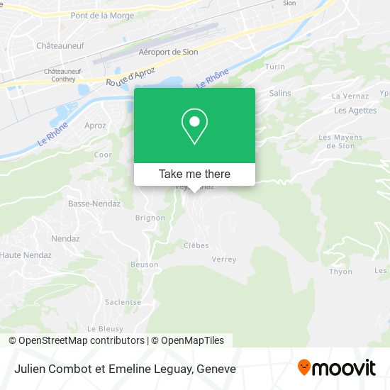 Julien Combot et Emeline Leguay map