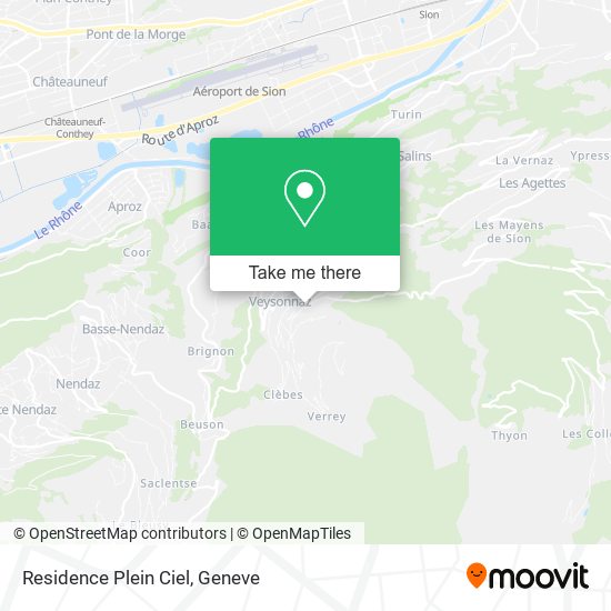 Residence Plein Ciel map