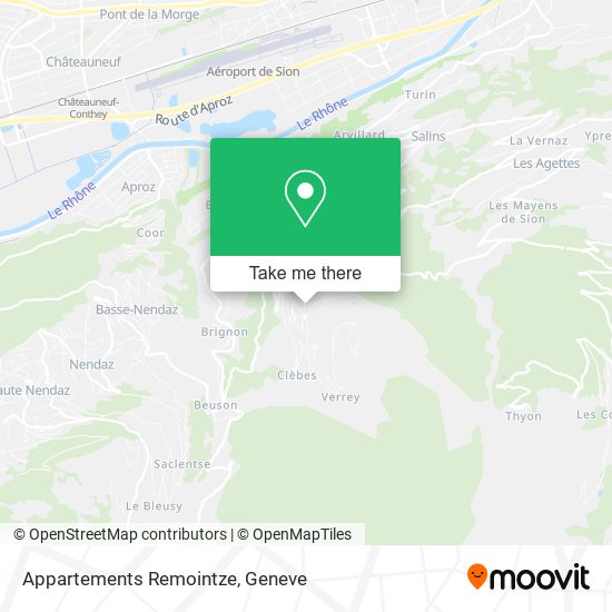 Appartements Remointze map