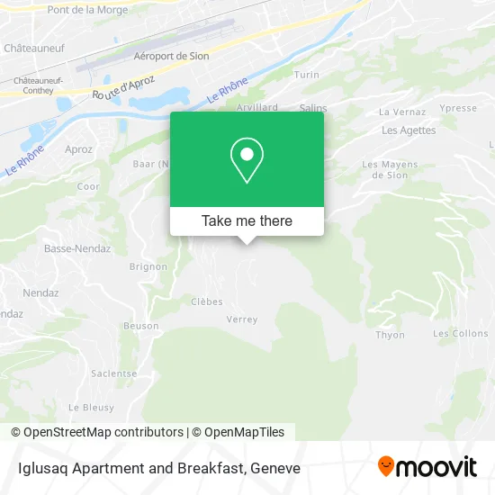 Iglusaq Apartment and Breakfast map