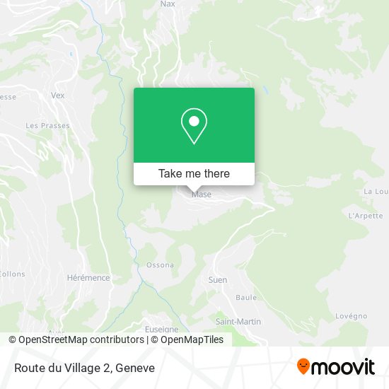 Route du Village 2 map