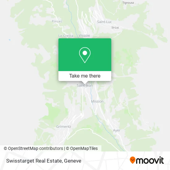 Swisstarget Real Estate map