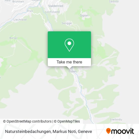 Natursteinbedachungen, Markus Noti map