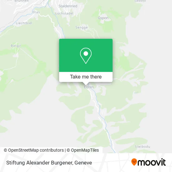 Stiftung Alexander Burgener map