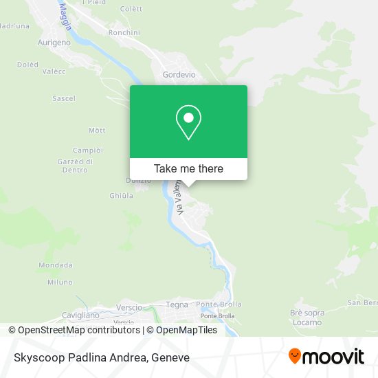 Skyscoop Padlina Andrea map