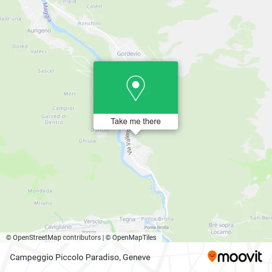 Campeggio Piccolo Paradiso map