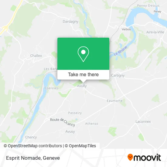 Esprit Nomade map