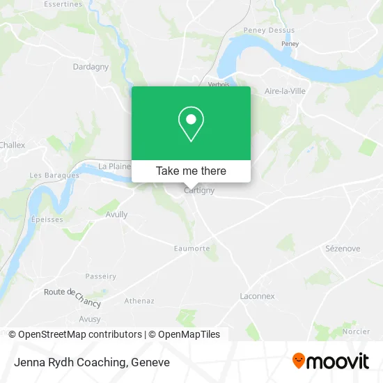Jenna Rydh Coaching map