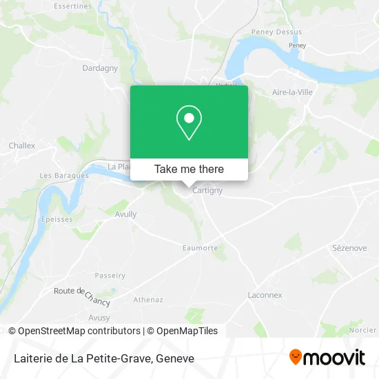 Laiterie de La Petite-Grave map