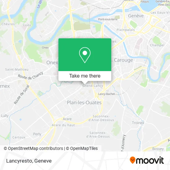 Lancyresto map