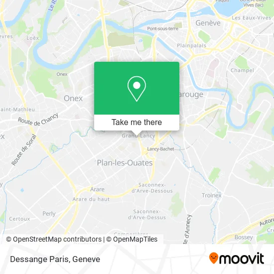 Dessange Paris map