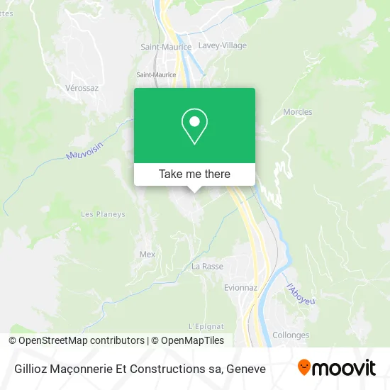 Gillioz Maçonnerie Et Constructions sa map
