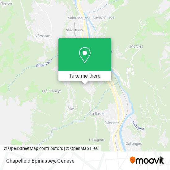 Chapelle d'Epinassey map