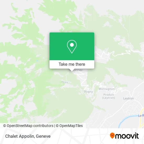 Chalet Appolin map