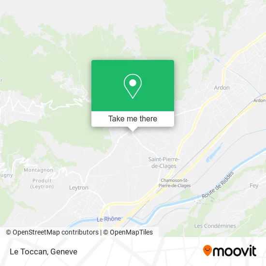 Le Toccan map
