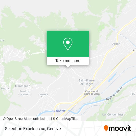 Selection Excelsus sa map
