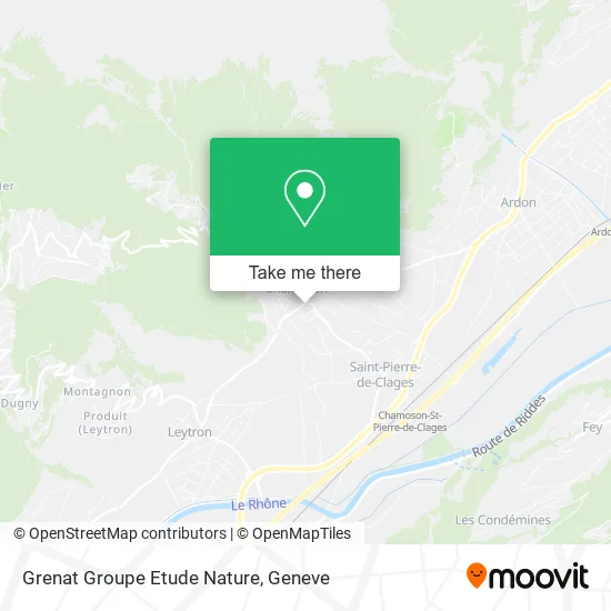 Grenat Groupe Etude Nature map