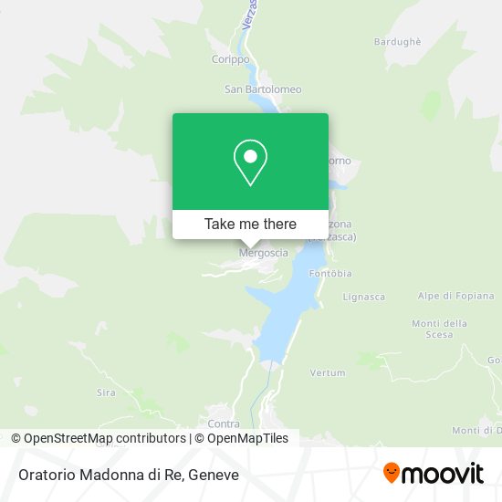 Oratorio Madonna di Re map