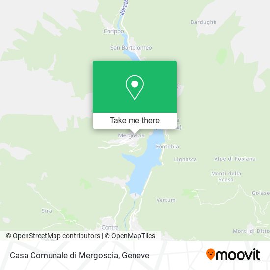 Casa Comunale di Mergoscia map