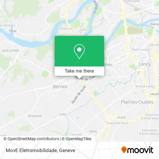 MovE Eletromobilidade map