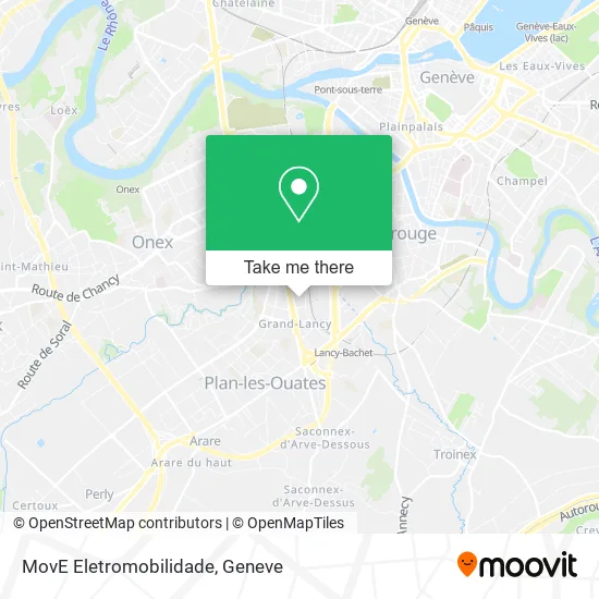MovE Eletromobilidade map