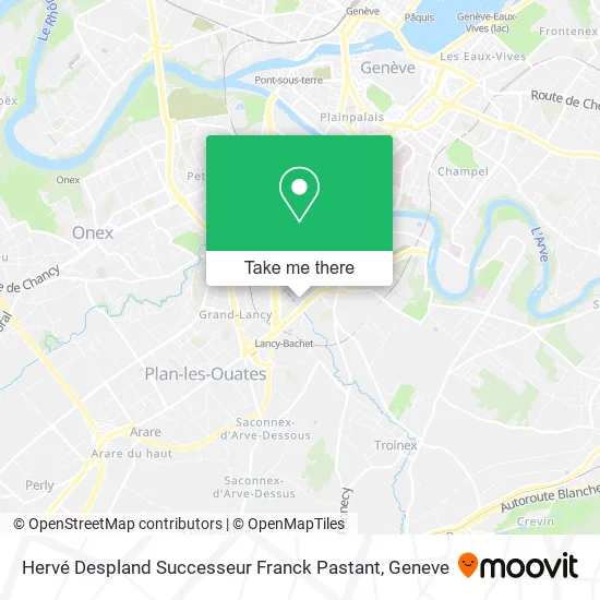 Hervé Despland Successeur Franck Pastant map