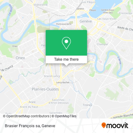 Brasier François sa map