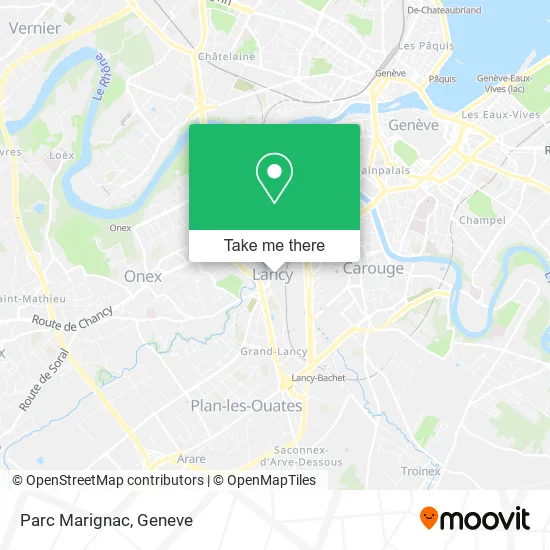 Parc Marignac map