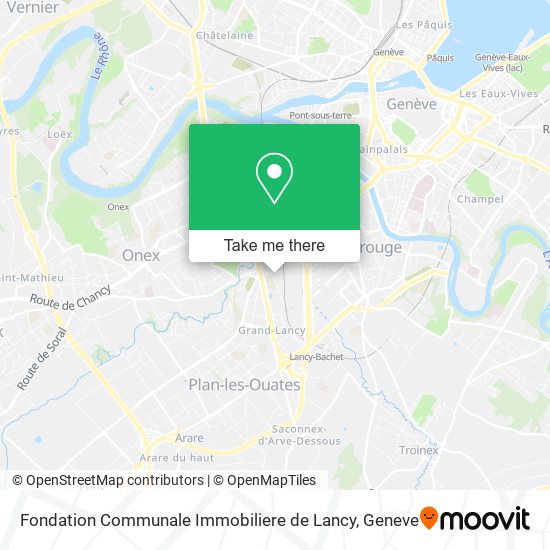 Fondation Communale Immobiliere de Lancy map