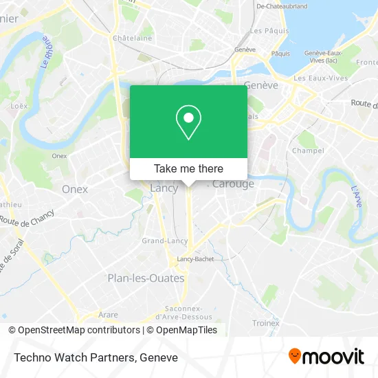 Techno Watch Partners map