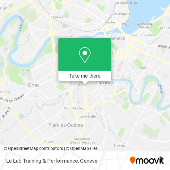 Le Lab Training & Performance map